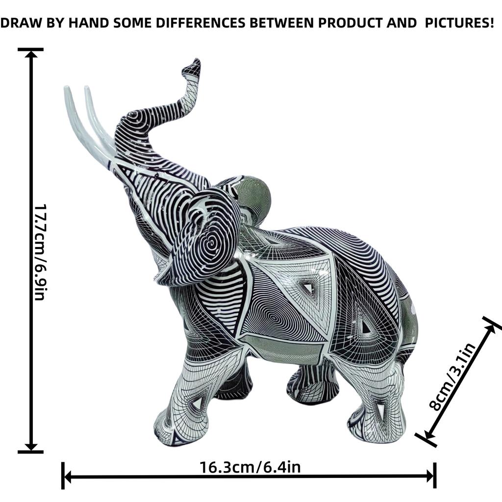 Европейские и американские креативные красочные украшения в виде слона для дома, гостиной, винного шкафа, входной двери, украшения из смолы