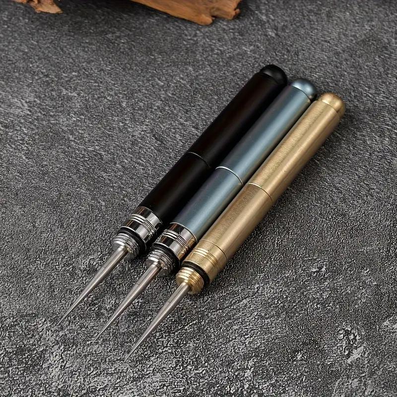 Брелоки для ключей Брелоки Латунная зубочистка Универсальный нож Брелок Подвеска Игла для сбора карточек Инструмент для сбора фруктов Инструмент для экстренного побега