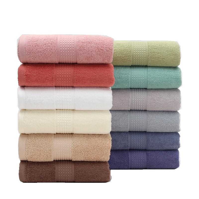 Банное полотенце из длинноволокнистого хлопка Синьцзян типа А - 340 г сатинового чистого хлопка, тонкая гребенная пряжа, индивидуальная упаковка