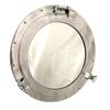 Nautical Porthole, Ship Porthole Mirror, Aluminium Porthole Design Mirror Chrome Finish Bathroom Mirror 30.48 Cm Wall Mount Mirror