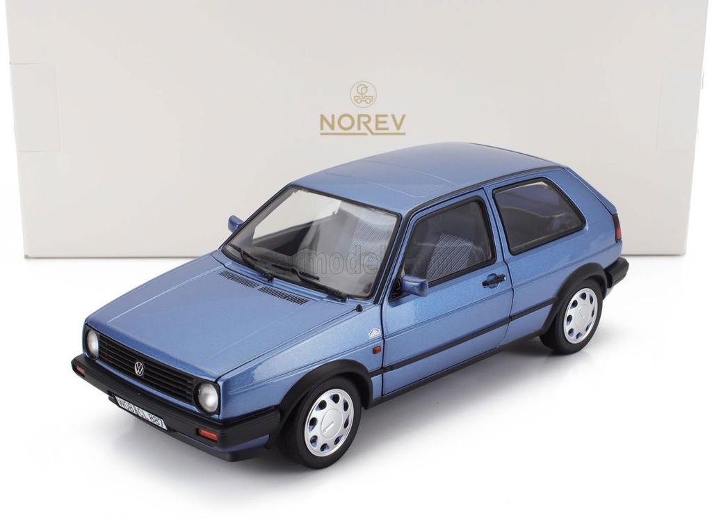 Norev масштаб Volkswagen Golf 10 миллионов 1988 Металлический звездный синий 1/18