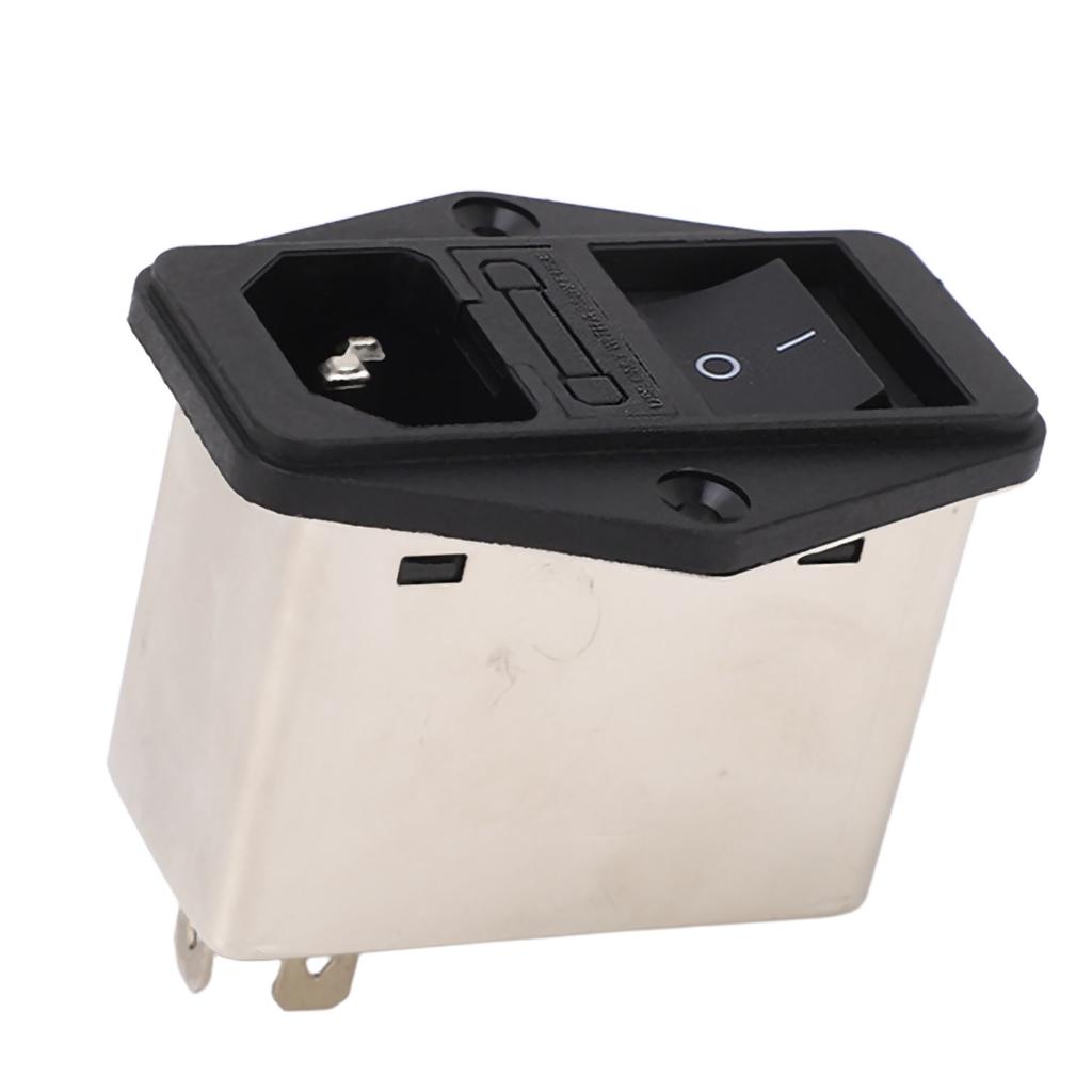 Фильтр питания EMI однофазный IEC розетка панель сетевой фильтр подавитель шума для медицины