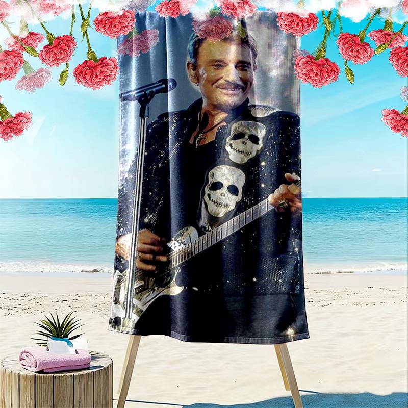 Elegance: Journey Through Timeless Style beach towel soft Portable for travel seaside quick-drying swim towel Outdoor pool towel