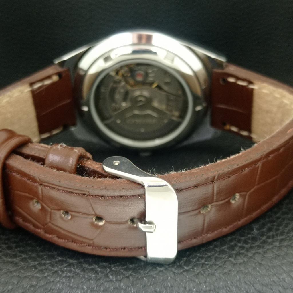 АВТОМАТИЧЕСКИЕ ВИНТАЖНЫЕ ВОССТАНОВЛЕННЫЕ SEIKO 5 6309A ЯПОНИЯ МУЖСКИЕ ОРАНЖЕВЫЕ ЧАСЫ a442583-1