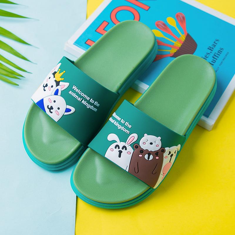 Summer Cartoon Slippers Women Wear Outdoor Bathroom Bath Home Ladies Indoor Cute Cool Slippers