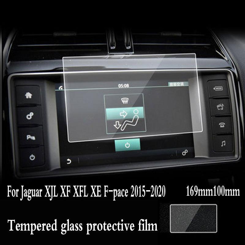 For Jaguar XJL XF XFL XE   2015- GPS navigation film LCD screen Tempered glass protective film Anti-scratch Film Accessories