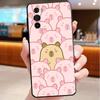 Милый чехол для телефона с капибарой для Motorola Edge 50 40 Pro 50 40 30 Ultra Neo Fusion Moto G Play G Stylus G Power G 5G