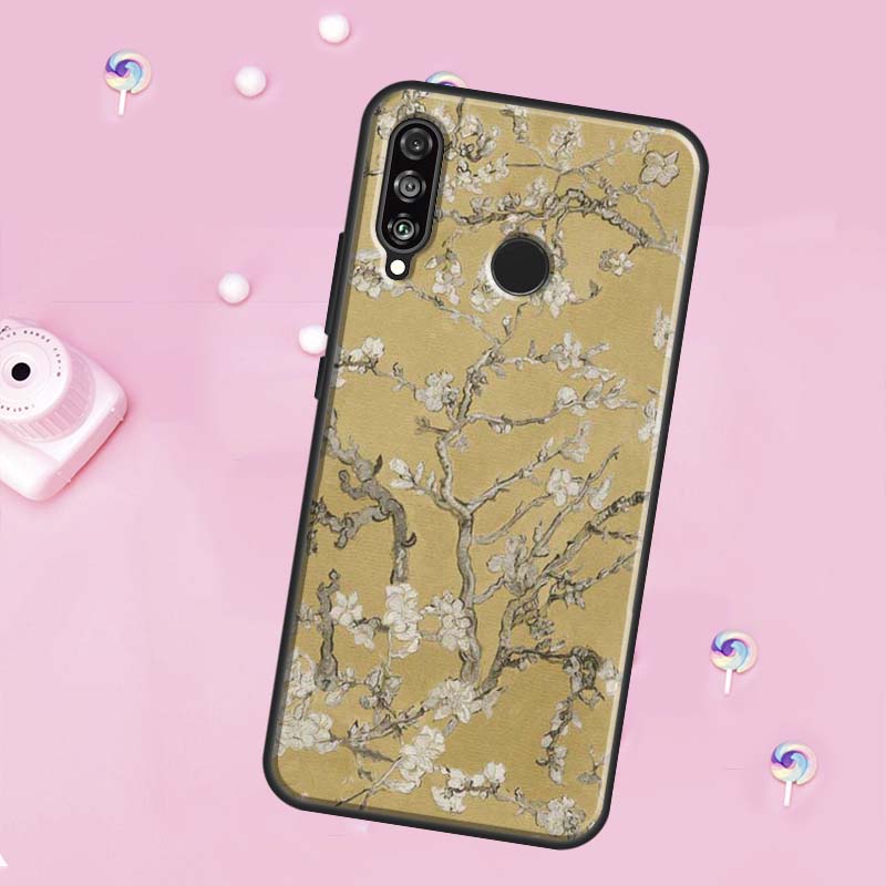Цветущий Миндаль Для Huawei Nova 10 9 SE 3i 7i 8i 11i 12i Y73 Y90 Y70 Y72 Y61 Y91 P60 Pro P30 P40 Lite Чехол
