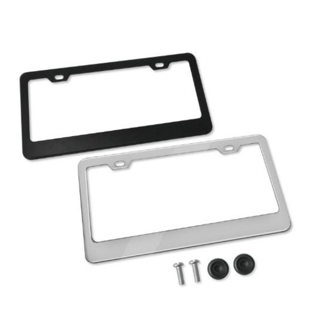 Stainless Steel Protecting License Plates 2 Hole License Plate Frame License Plate Cover