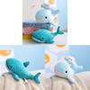 Whale Plush Toy For Kids Soft Cartoon Marine Animal Gift For Children