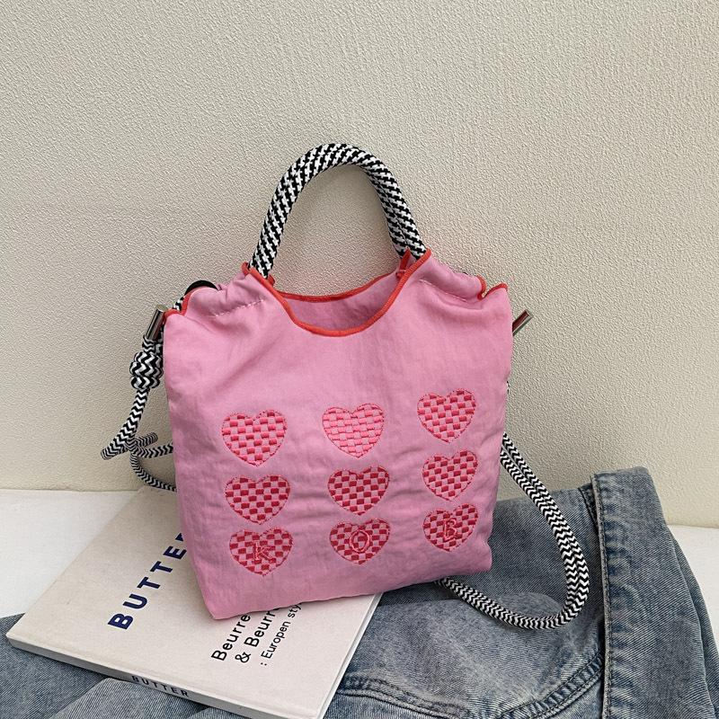 Stylish Dachshund Embroidered Nylon Crossbody Bag for Women - Autumn/Winter 2024 Collection