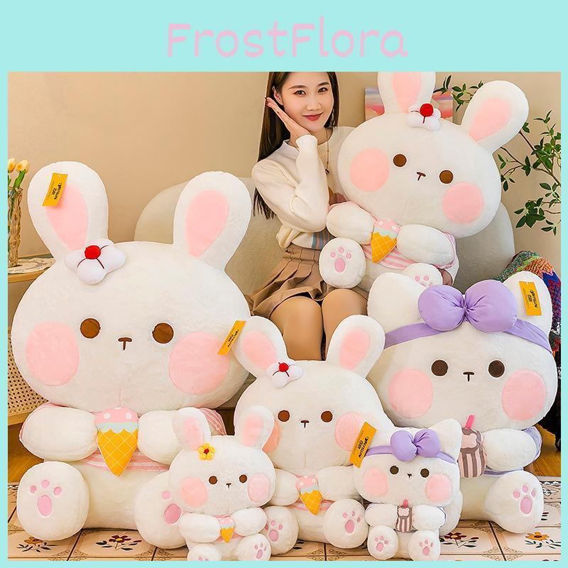 Rabbit Cartoon Cute Animal Plush Toys Lovely Deer Panda Girls Kids Bedtime Gifts