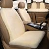 Winter Plush Car Seat Cushion Set - 7-piece Rabbit Fur Warmth