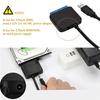 USB 3.0 Адаптер-кабель для 2,5" 3,5" HDD SSD Жесткого диска 5 Гбит/с Внешний Конвертер с 12В Адаптером Питания USB 3.0 в SATA Конвертер