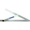 Shinwa Measuring Instruments, Aluminum Free Gold, 45cm, with Angle Scale, 62661