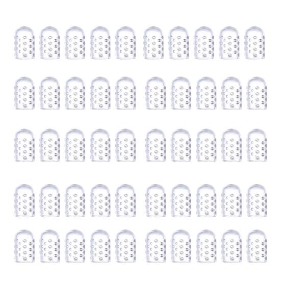 10/30/50Pcs Silicone Toe Protector Set Breathable Gel Toe Covers for Corns Blisters Ingrown Toenails Pain Relief Little Toe Sleeves Caps Guards