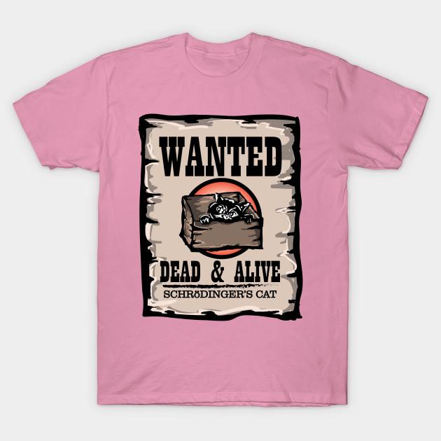 Футболка женская Schrodingers Cat Wanted Dead And Alive Physics Harajuku Print Kawaii футболка летняя женская футболка с коротким рукавом топ футболка