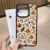 Осенние Листья Тыква Для iphone 11 12 13 14 15 Pro Max 17 16 Plus Жесткий PC+TPU Задняя Крышка