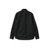 Carhartt WIP Однотонная рубашка с принтом логотипа, однобортная, с длинным рукавом, мужская рубашка I029827-0WE-01