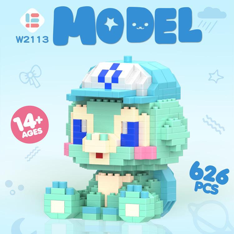 LEGO-Compatible Mini Building Blocks: Cartoon Figurines & Educational Toys