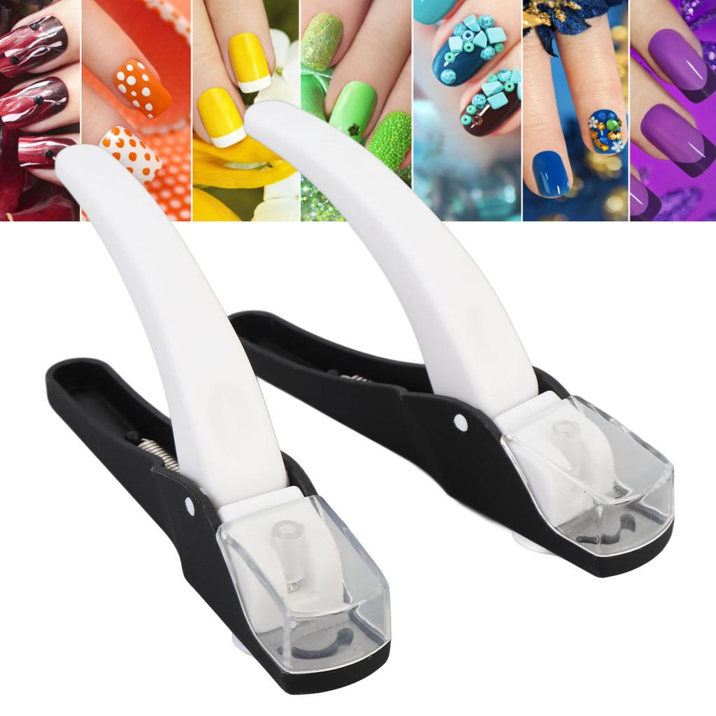 2 шт. профессиональные акриловые накладные кусачки для ногтей для акриловых ногтей U-образный маникюрный инструмент искусственный F