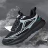 Outdoor Men's Sports Shoes Mesh Breathable Running Shoes Comfortable Lightweight Walking Shoes Non-Slip Thick Soled Casual Shoes