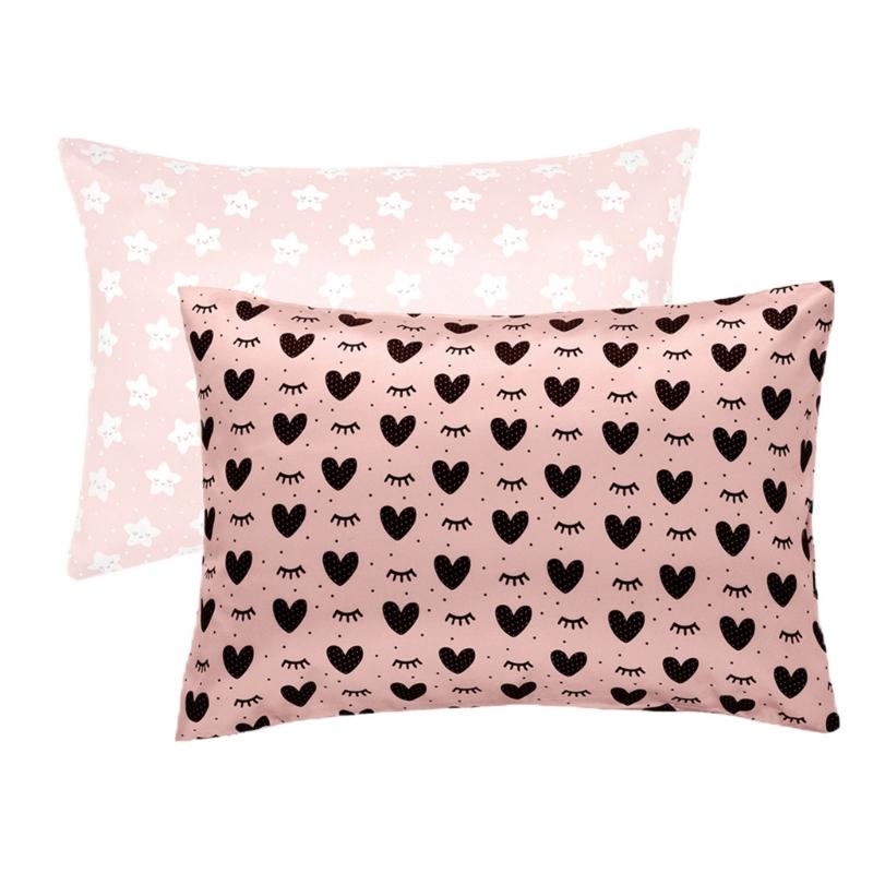 Soft Travel Pillowcase Baby Pillowcases Breathable Pillowcase for Boys Girls Kids Pillow Bedding Pillow Cover 36x49cm