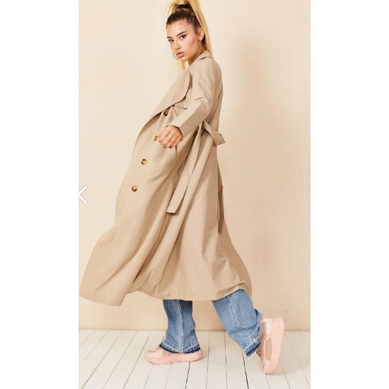 Double Breasted Collar Trench Coat