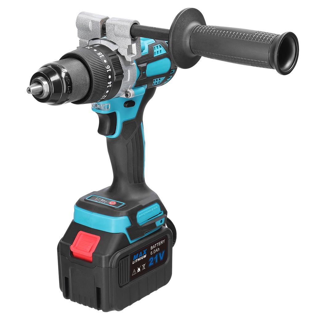 Бытовая многофункциональная ударная дрель 3 в 1, 13 мм, 21 В, 120 Нм, ударная дрель, мини-электрическая отвертка