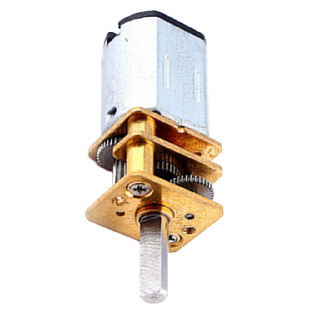 New N20 DC3V 6V 12V 50?2000RPM Speed Reduction Gear DC Motor with Metal Gearbox