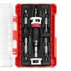 Mdf Drill Bit Set Countersink Drill Bits Set with Adjustable Depth Stop Collar Tct Alloy Dual-flute Two-flute Bits Aluminum