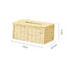Rattan Tissue Box Vintage Napkin Holder Case Toilet Tissue Box Storage Container Cover For Home Living Room Desk Decoration