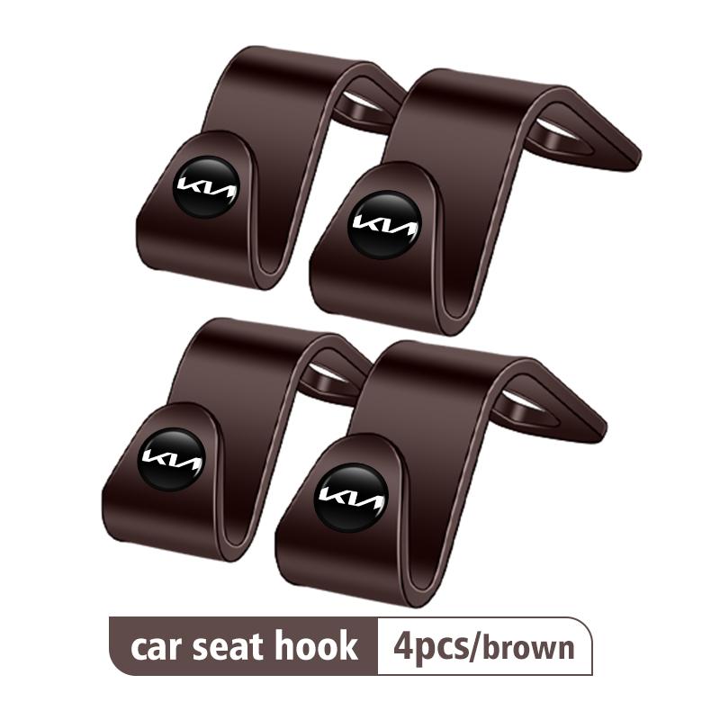 For KIA Auto ABS Multi-Purpose Headrest Hook Car Seat Back Multi-function Hooks Rio K5 K2 Sportage Ceed Sorento Picanto Stinger gbfu50