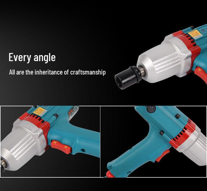 Электрический гайковерт Huxiao 220В с высоким крутящим моментом 12C/E16/20C/S20/24C для ремонта автомобилей.