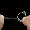 4 Sizes Transparent Invisible Ring Size Adjustment Tightener Spiral Resizing Tool Ring Accessories Based Ring Jewelry Kit