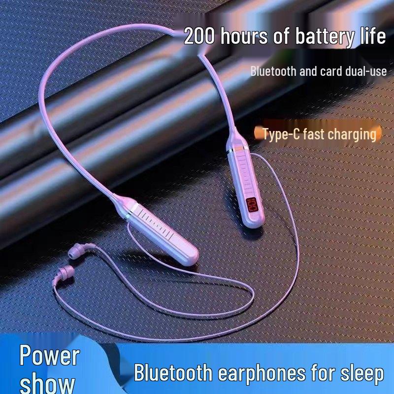 Беспроводные Bluetooth-наушники для сна 2025: Дизайн с шейным ободком, Длительное время работы от аккумулятора, Шумоподавление, Идеально для спорта и бега