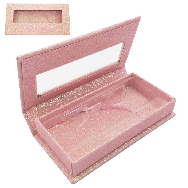 Custom Logo 3D Mink Eyelash Packaging Box Private Label Empty Paper Cardboard Lash Container Lash