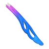 Slanted Tip Feather Clip Eyebrow Tweezer for Plucking & Eyelash Extension