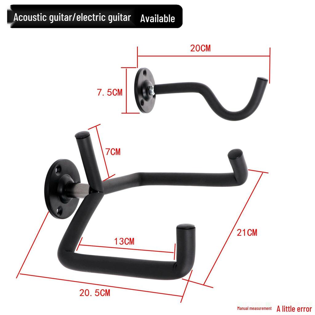 Наклонный настенный держатель-стойка для гитары и бас-гитары