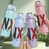 1PC INXS Black Text Logo 750ml Sports Water Bottle Leakproof Straw Lid Outdoor Office Home