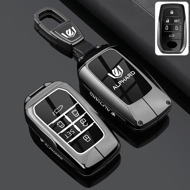 Металлический чехол для ключа для Toyota Alphard: Подходит для моделей Supreme 24 и 23