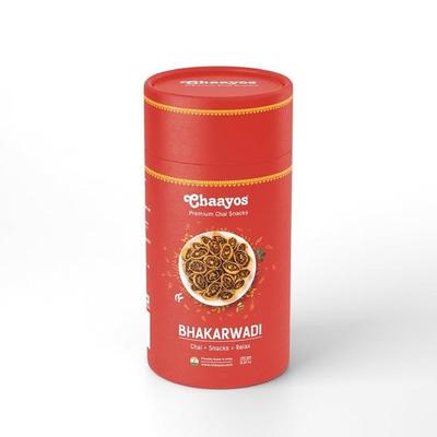 Chaayos Бхакарвади (450г упаковка) | Закуска к чаю | Готовые закуски Бхакарвади | Мини Бхакарвади, традиционные индийские закуски | Закуски для вечеринок