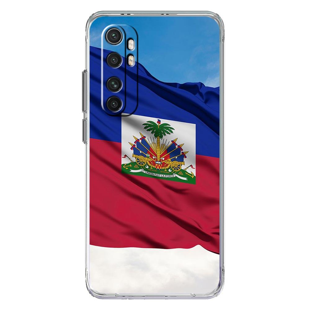 shipping Haiti Flag Phone Case For Xiaomi Poco X5 NFC X3 F5 F4 F3 M3 14 13T 12T 12 13 Lite 11 Ultra Mi 10T 5G 11X Pro Cover