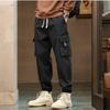 Multi-pocket Overalls Men's Spring And Summer Loose Bundle Feet New Sports Casual Long Pants