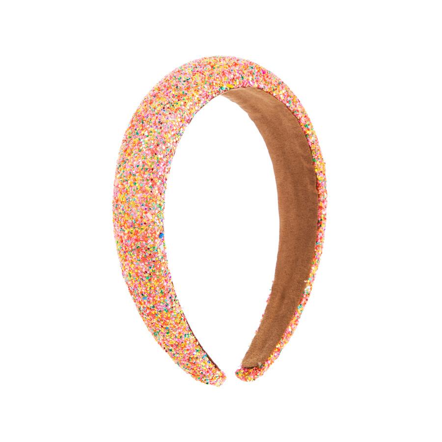 Женская заколка для волос, креативная персонализированная яркая повязка на голову из пленки, универсальная красочная повязка на голову для девочек, головной убор для мытья волос