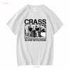 Новая Винтажная Футболка Crass Bloody Revolutions Музыкальный Панк-Рок P1160 винтажная Стирка Одежда от дизайнера Растягивающаяся Удобная Унисекс