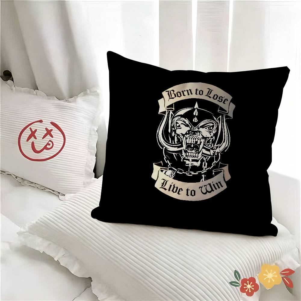 pc Singer Mmotorhead Anmie Pillow Case Fashion Square Pillowcase Bedroom Sofa Room Ins Decoration Leisure