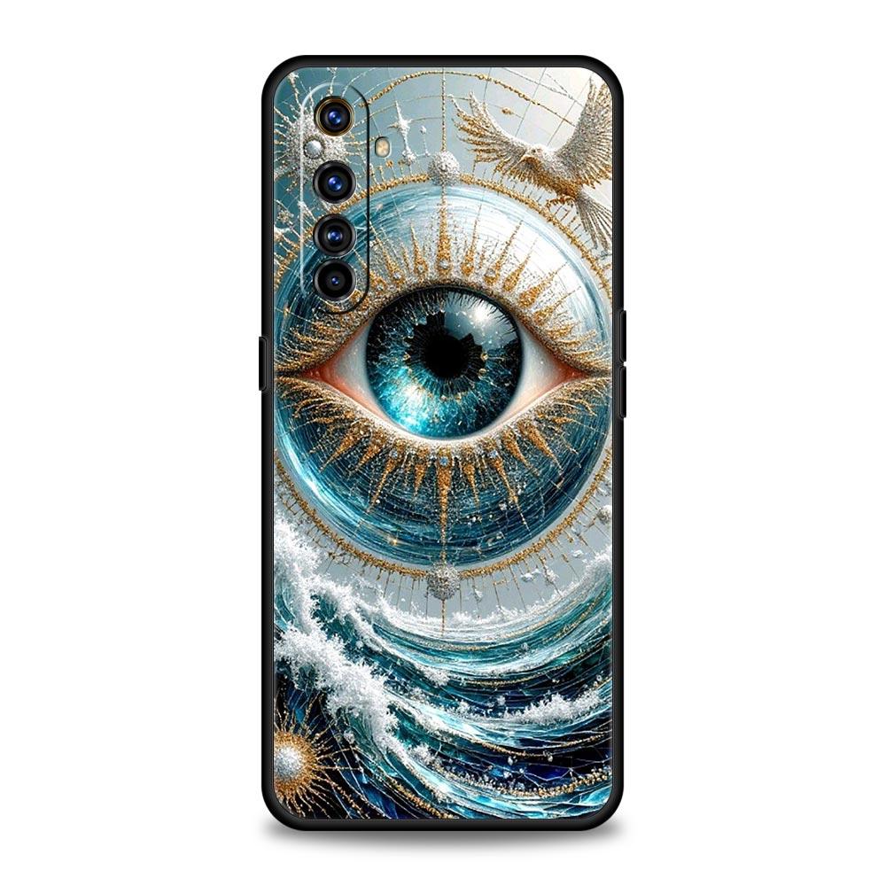 Модный чехол для телефона с ресницами для Realme C67 C63 C55 C53 C35 C25 C21 GT 2 3 5 6 10 11 12 13 Pro Plus 5G Мягкий ТПУ Чехол Capas