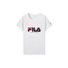 Fila Спортивная Повседневная Футболка с Принтом с Коротким Рукавом Женские Топы Белый F11W928129FWT