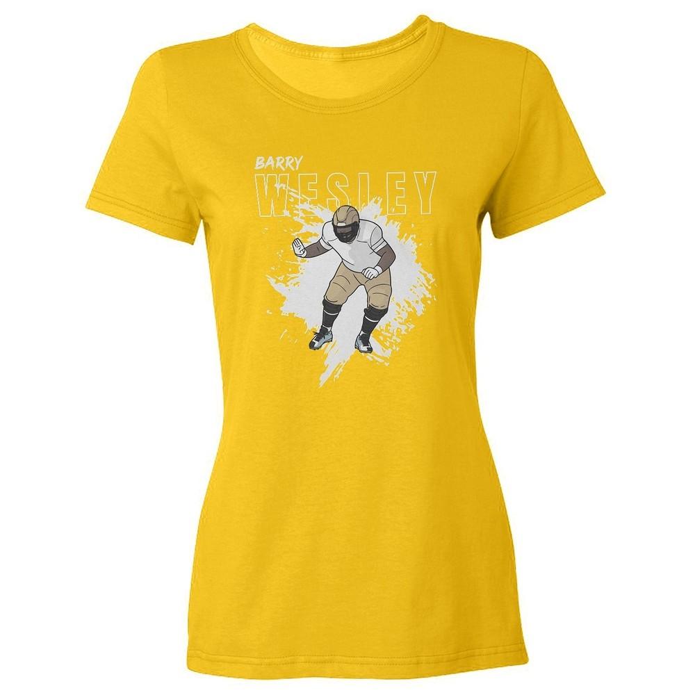 Barry Wesley Inspired Splash Design- New Orleans Fans Ladies' Crewneck T-Shirt Unisex T-Shirt